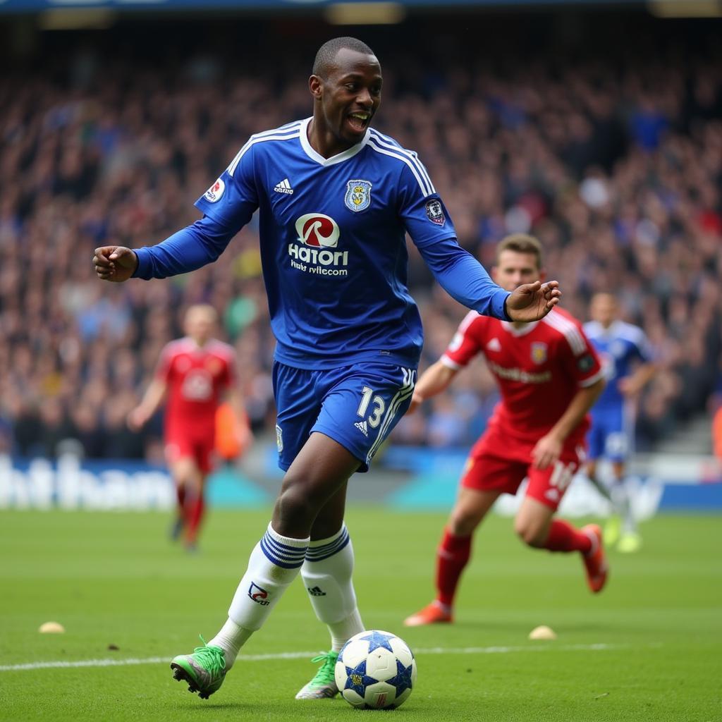 Bàn thắng đẹp mắt của Charles N'Zogbia cho Wigan.