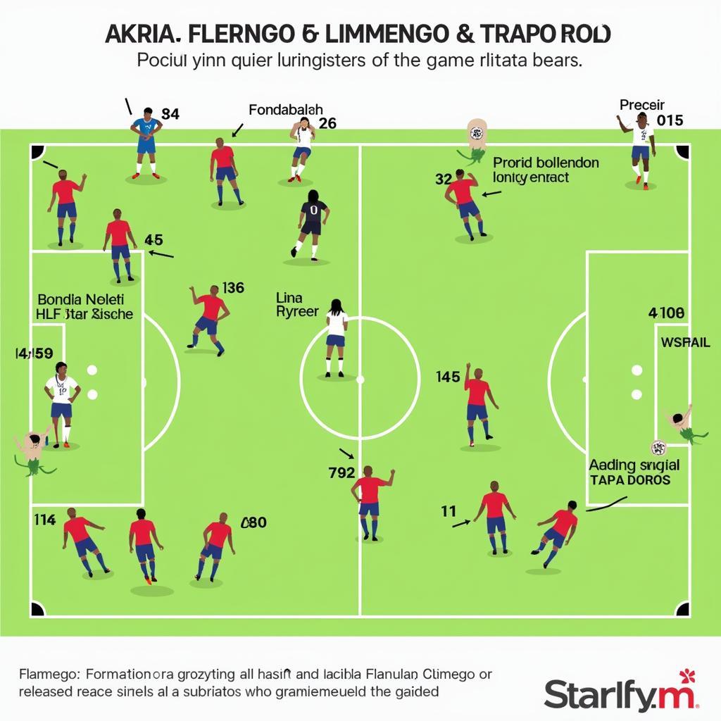 Chiến thuật của Flamengo Jugadores
