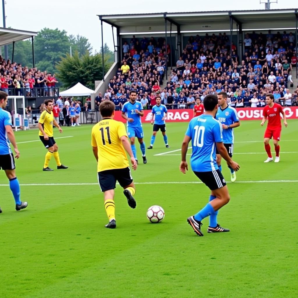 Giải đấu bóng đá sôi nổi tại Columbus Soccer Organization