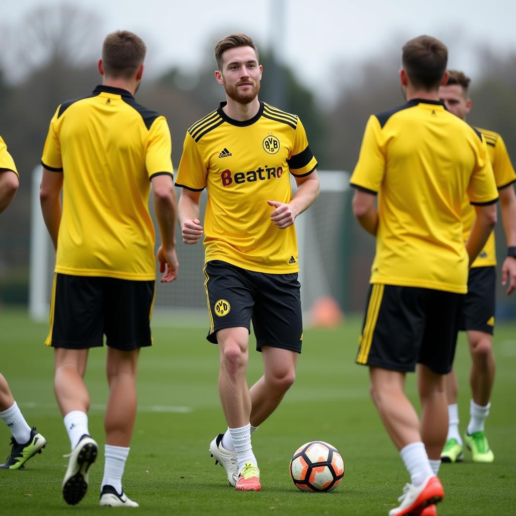 Conor Doyle tập luyện cùng Dortmund