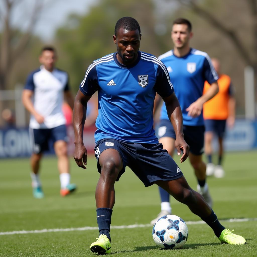 Coulibaly Ousmane Tập Luyện