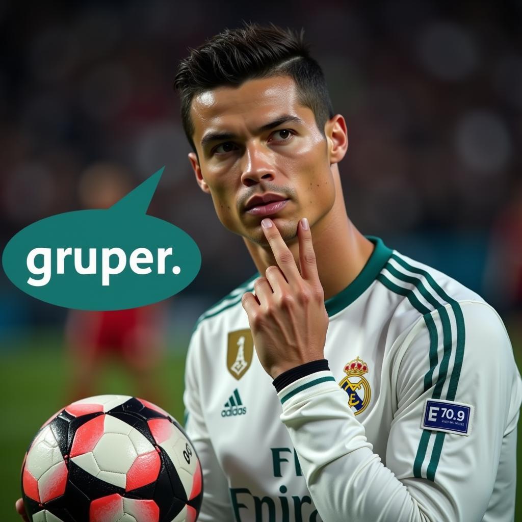 Cristiano Ronaldo chia sẻ về Gruper