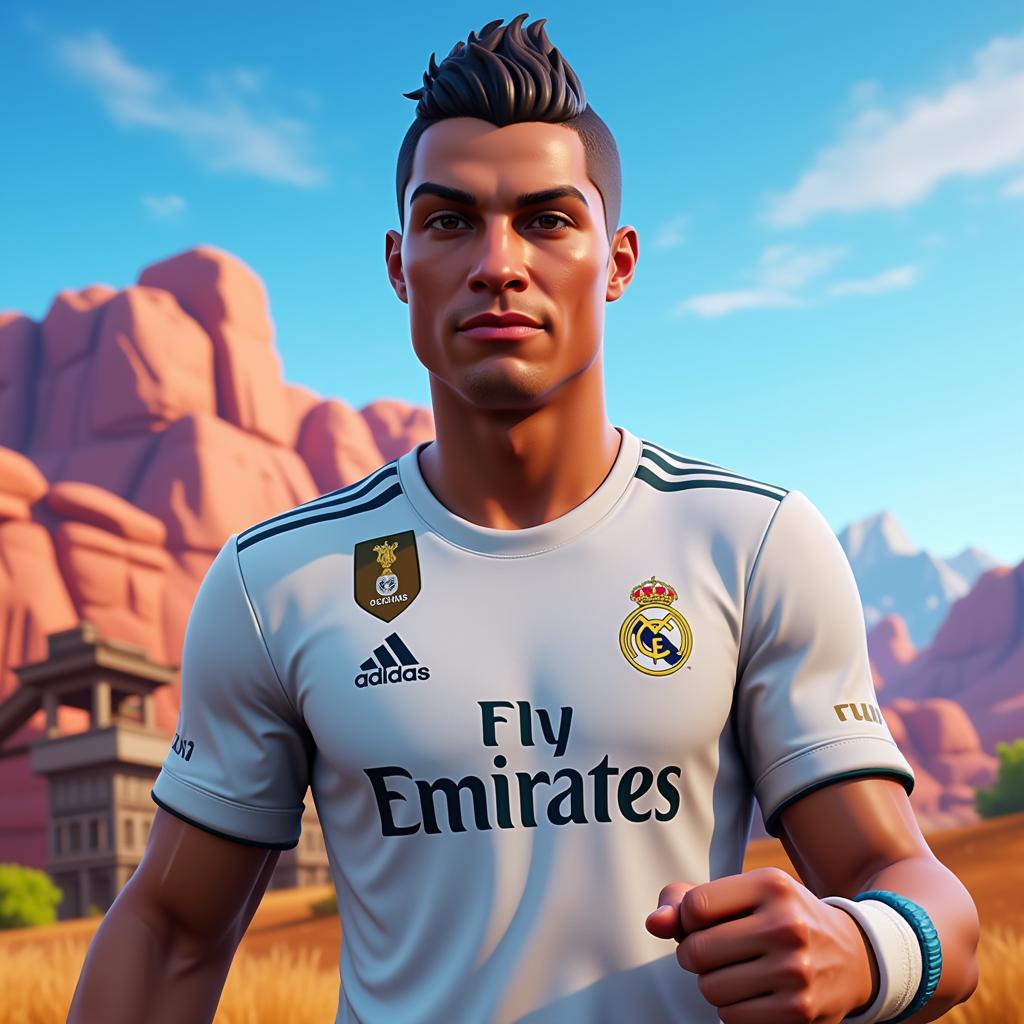Cristiano Ronaldo Fortnite Skin Chính Thức
