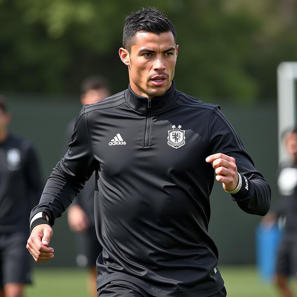 Cristiano Ronaldo tập luyện cùng Noselli