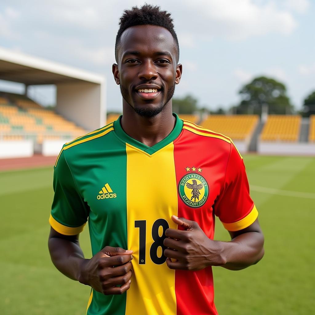 Curtis Ofori trong màu áo Đội tuyển Ghana