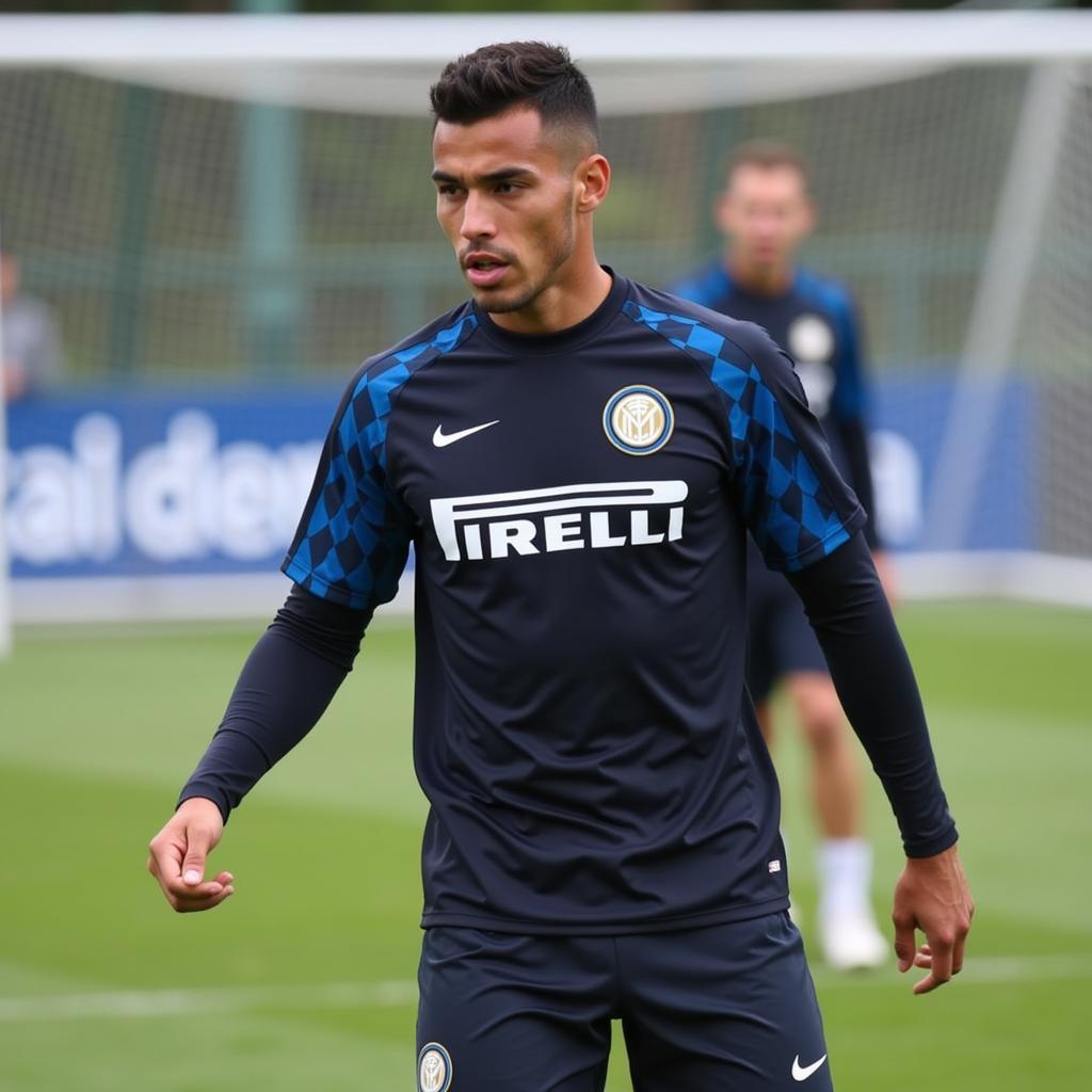 Darian Males trong màu áo Inter Milan