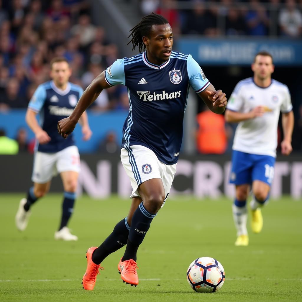 Darren Mattocks trong màu áo Vancouver Whitecaps FC