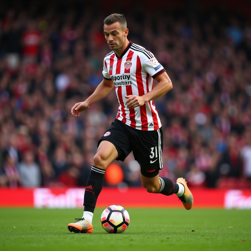 David Bellion trong màu áo Sunderland