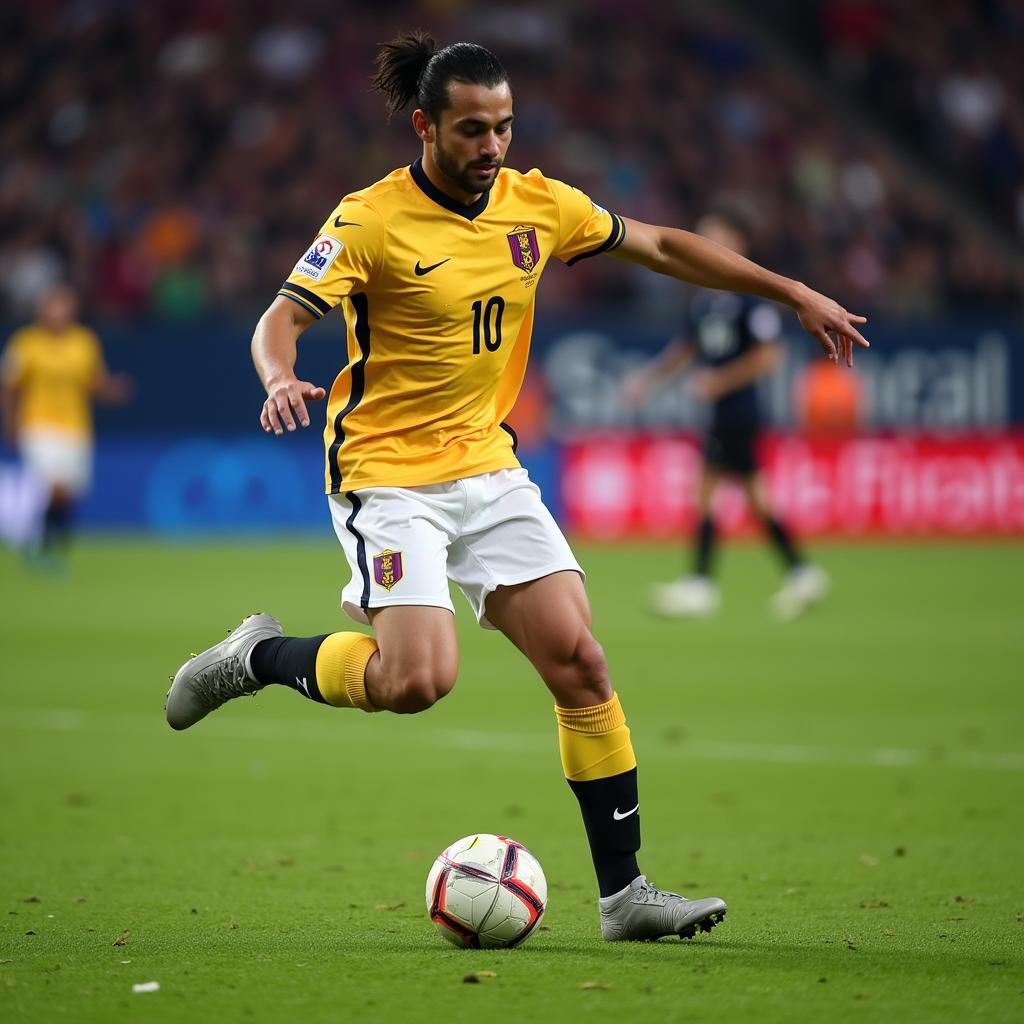 David Osuna thể hiện kỹ năng kiểm soát bóng điêu luyện
