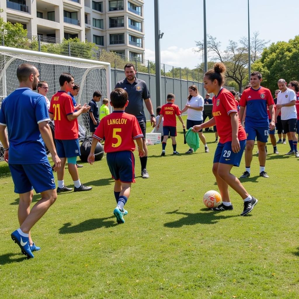Del Valle soccer và cộng đồng