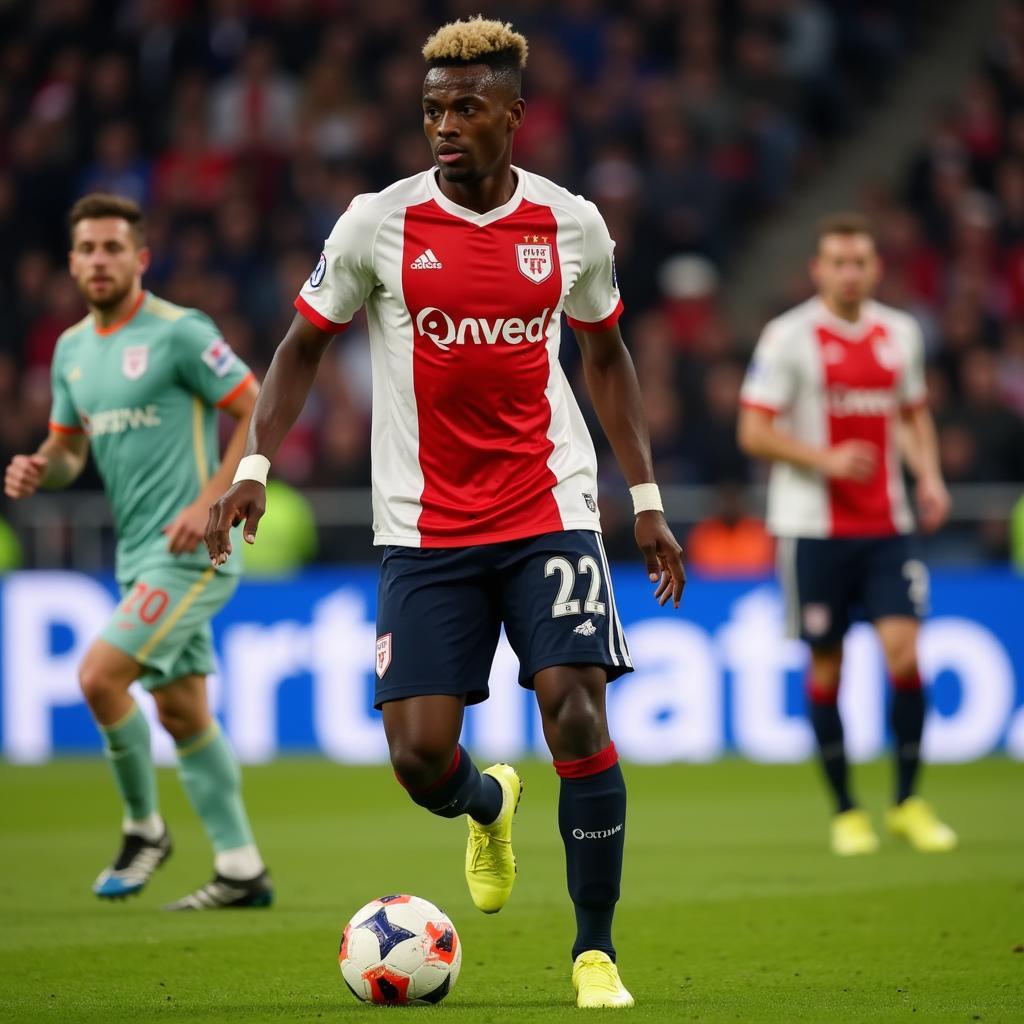 DevYne Rensch trong màu áo Ajax Amsterdam