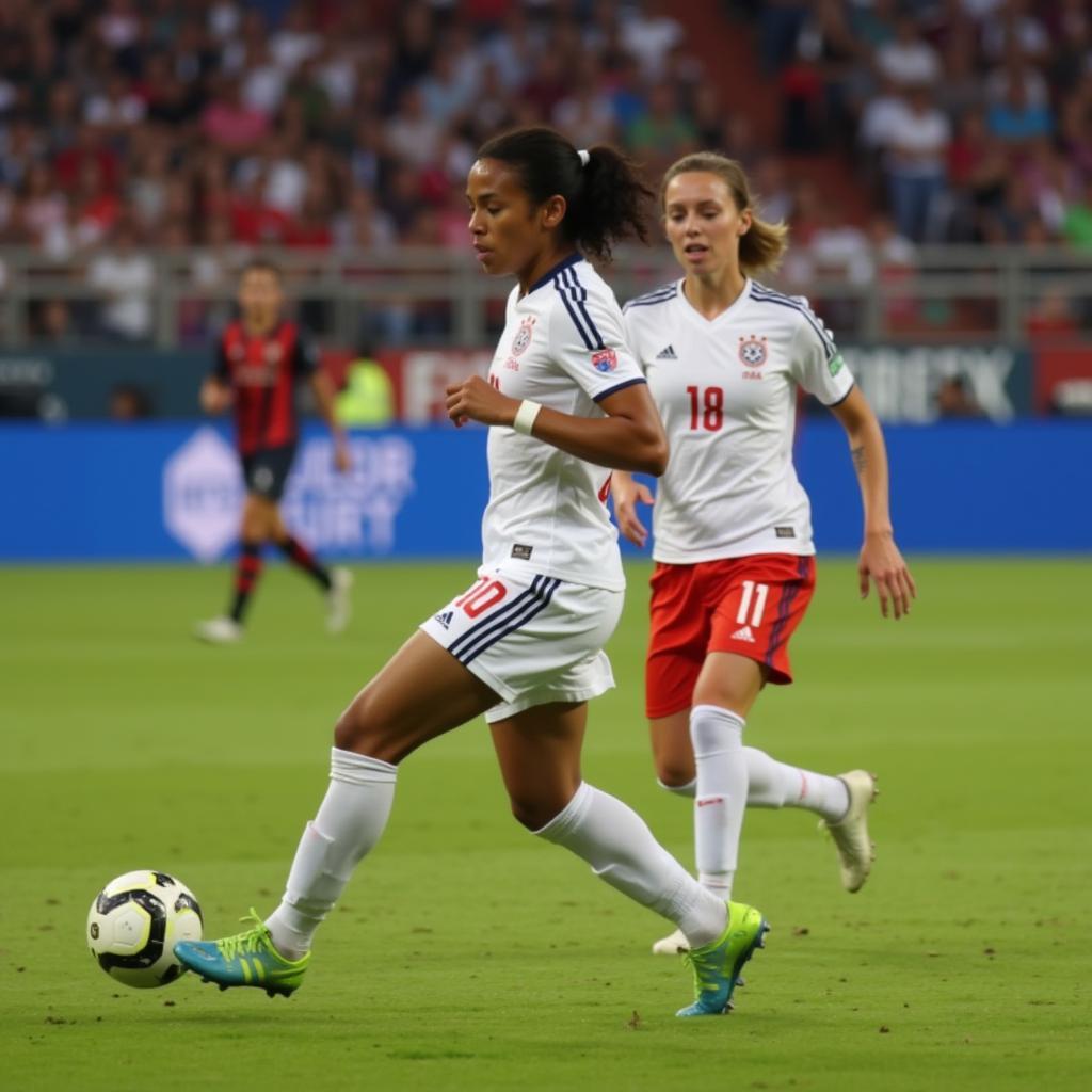 Diego Lainez in action during a football match, showcasing his dynamic playing style and technical abilities.