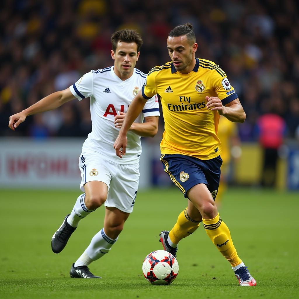 Diogo Jota đang dẫn bóng trong một trận đấu.