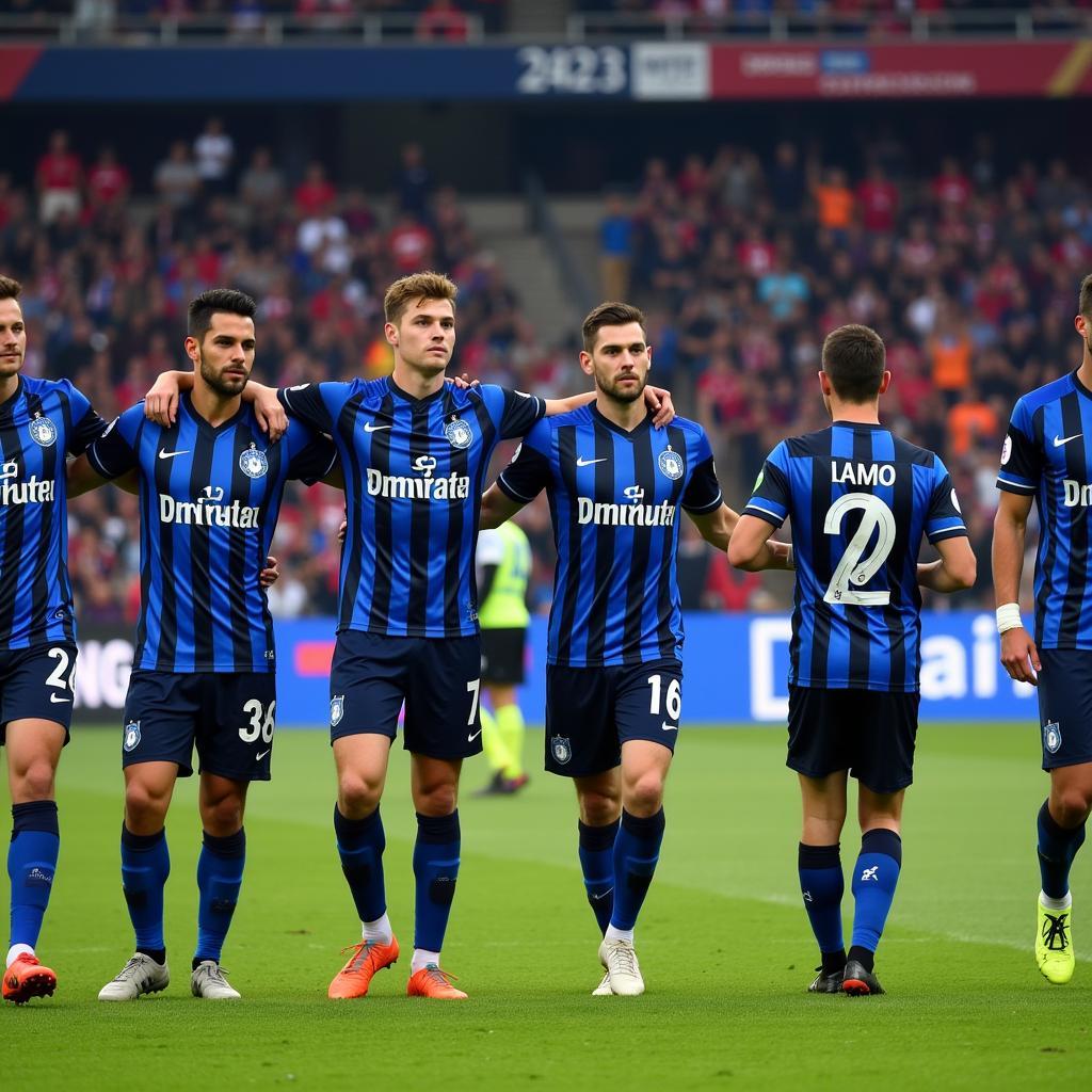 Đội hình Atalanta U23 ra sân trong một trận đấu