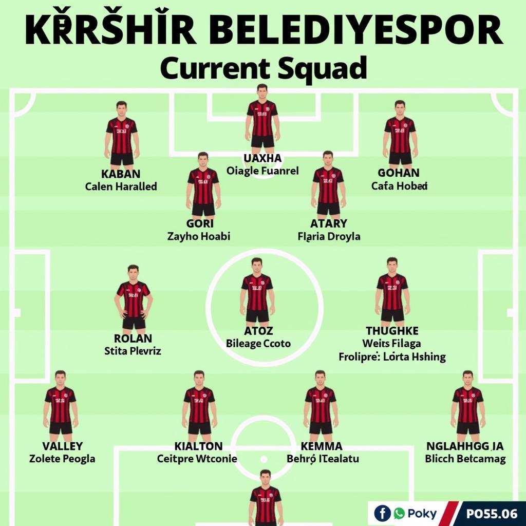 Đội hình và chiến thuật Kırşehir Belediyespor