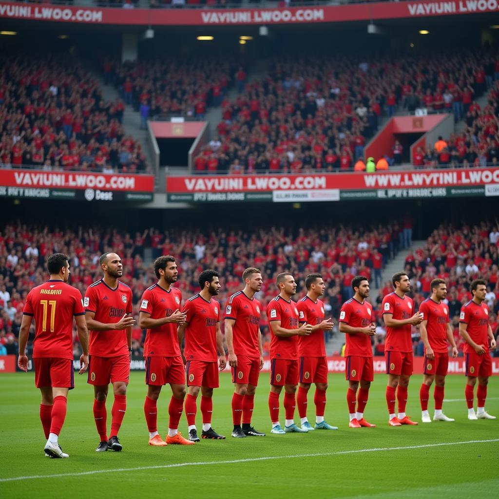 Đội hình Osasuna FC Players trên sân cỏ