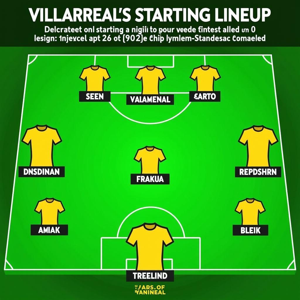 Đội Hình Villarreal Ra Sân