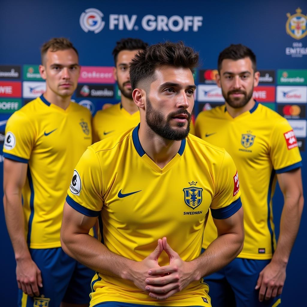 Đội tuyển Thụy Điển ủng hộ Jimmy Durmaz