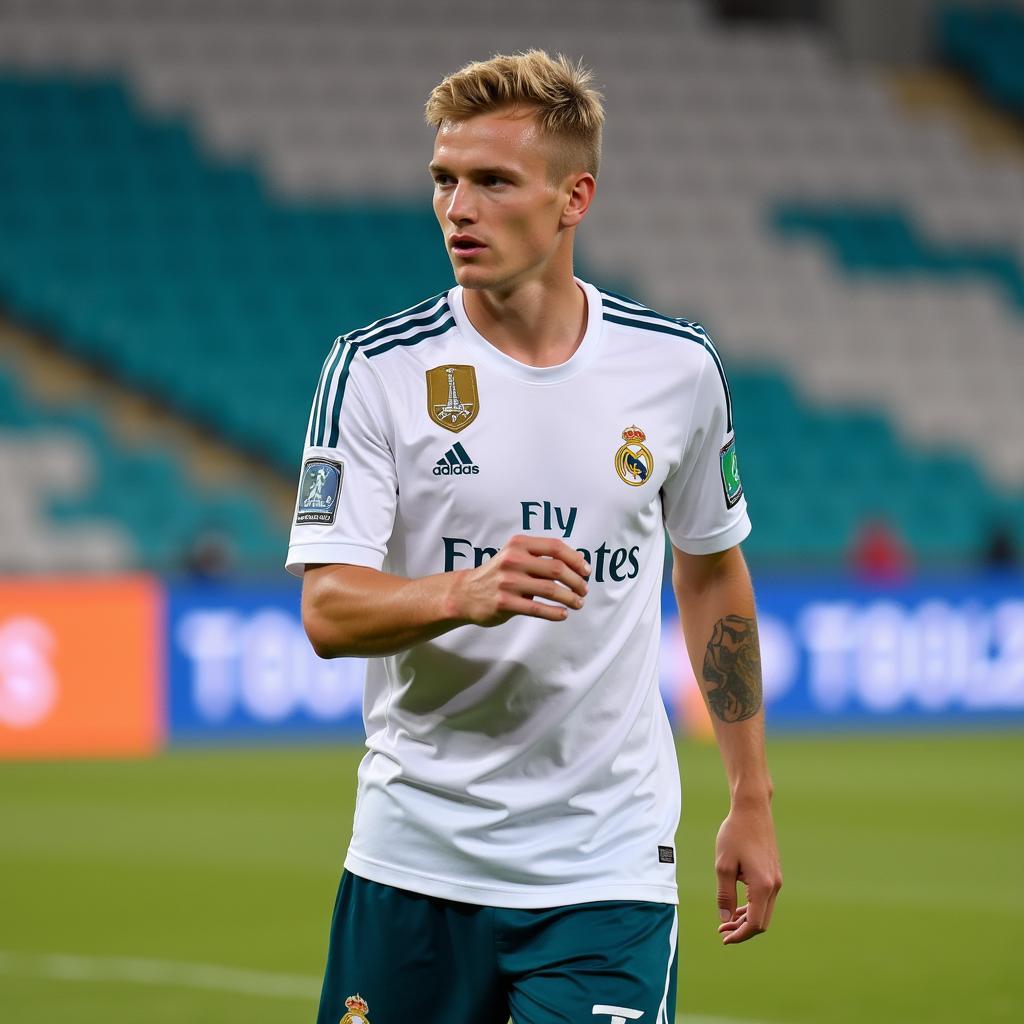 Eero Markkanen trong màu áo Real Madrid Castilla