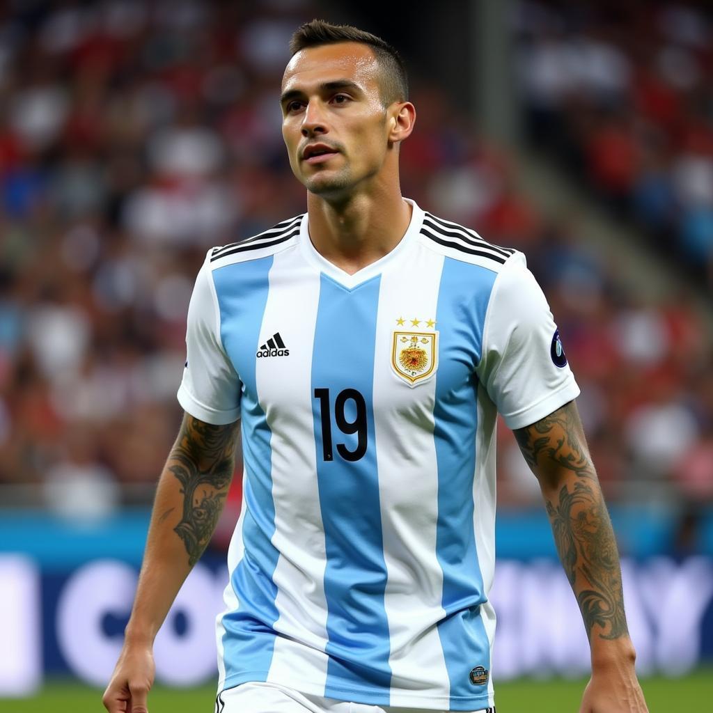 Emanuel Mammana trong màu áo đội tuyển Argentina