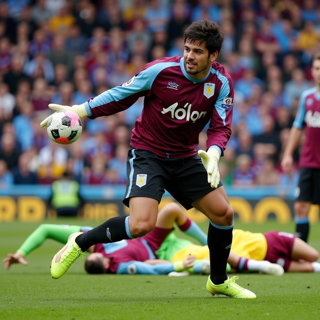 Emiliano Martínez tỏa sáng trong màu áo Aston Villa