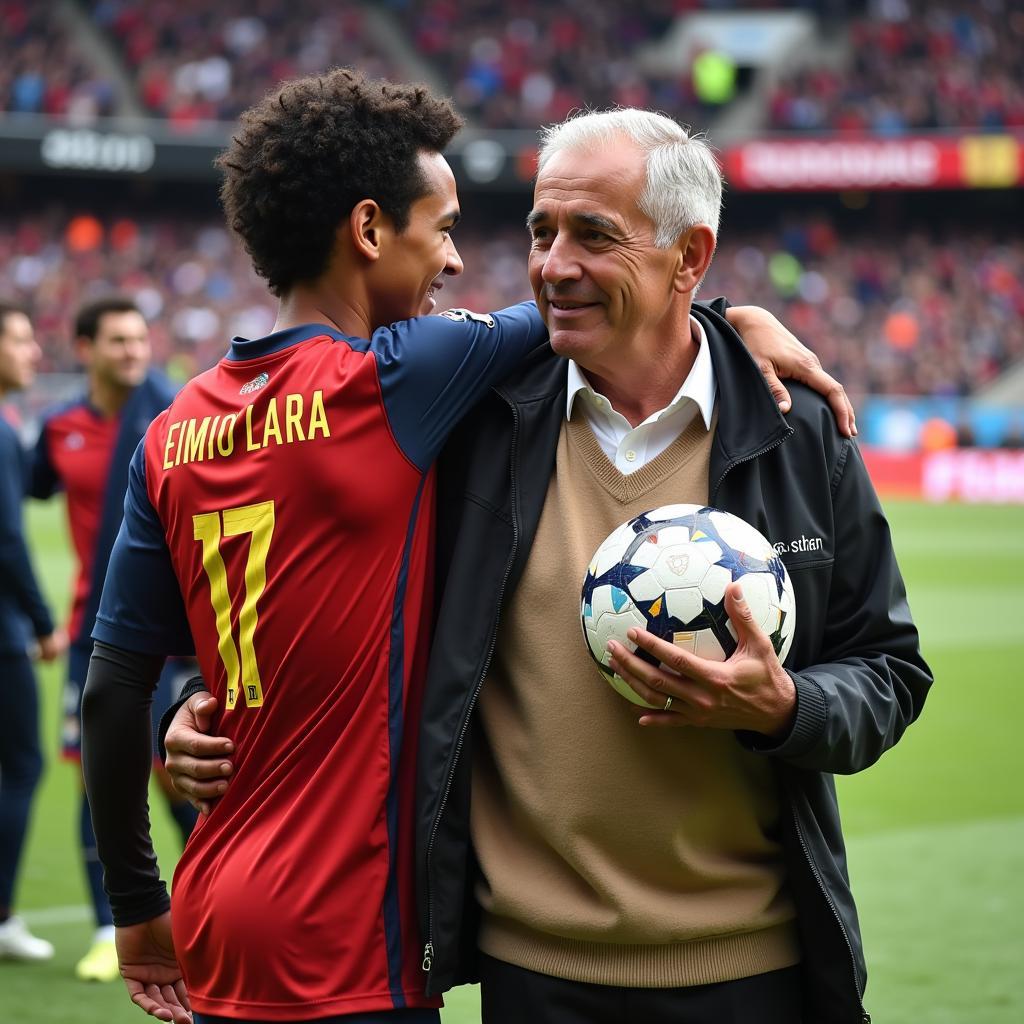 Emilio Lara và cha - Ảnh hưởng sự nghiệp