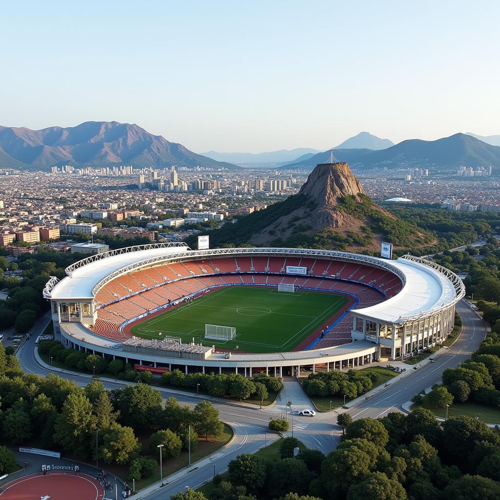 Sân vận động Estadio Akron ở Guadalajara