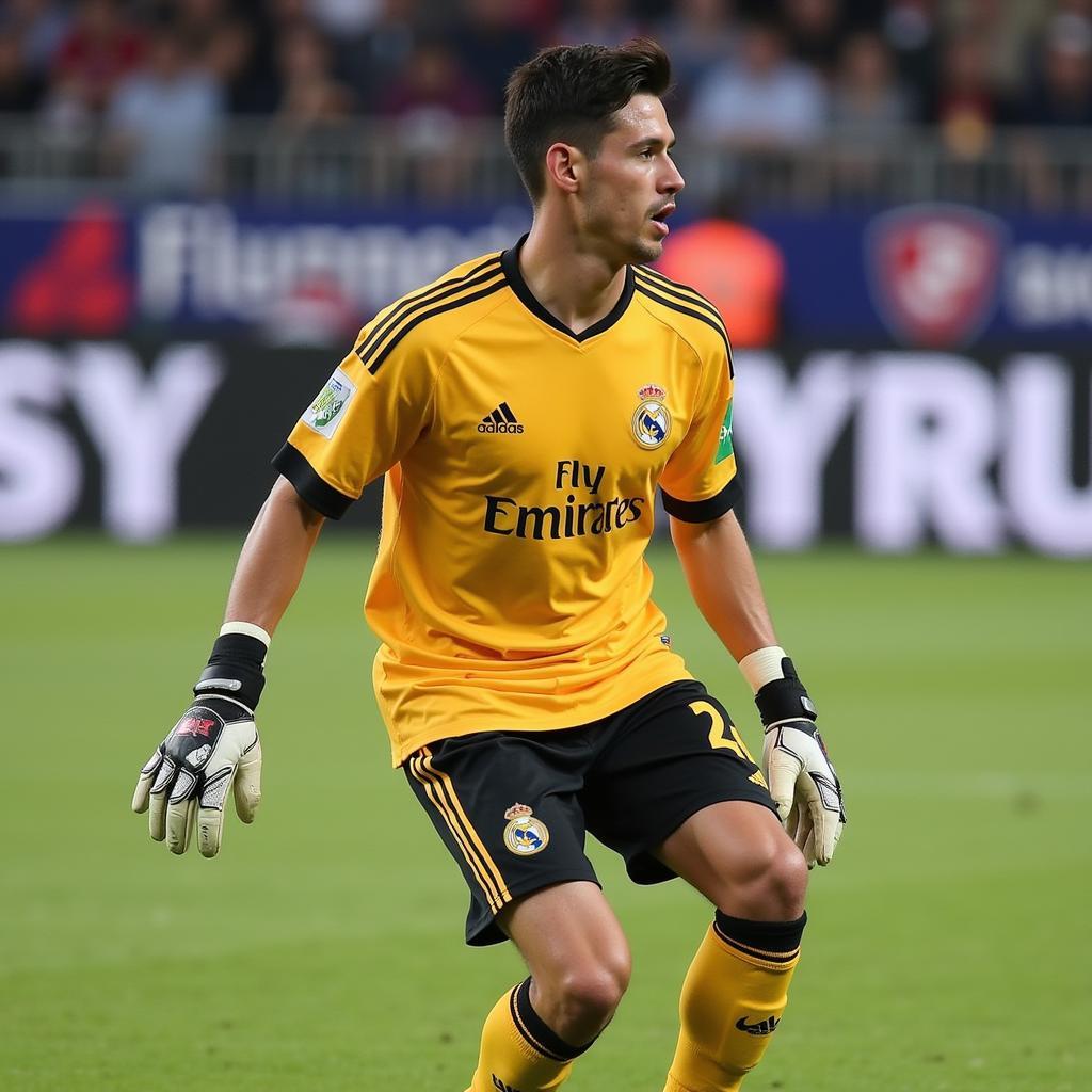 Fernando Pacheco trong màu áo Real Madrid Castilla
