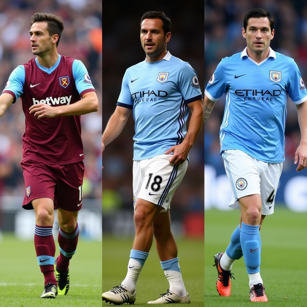 Frank Lampard với các số áo khác nhau trong sự nghiệp