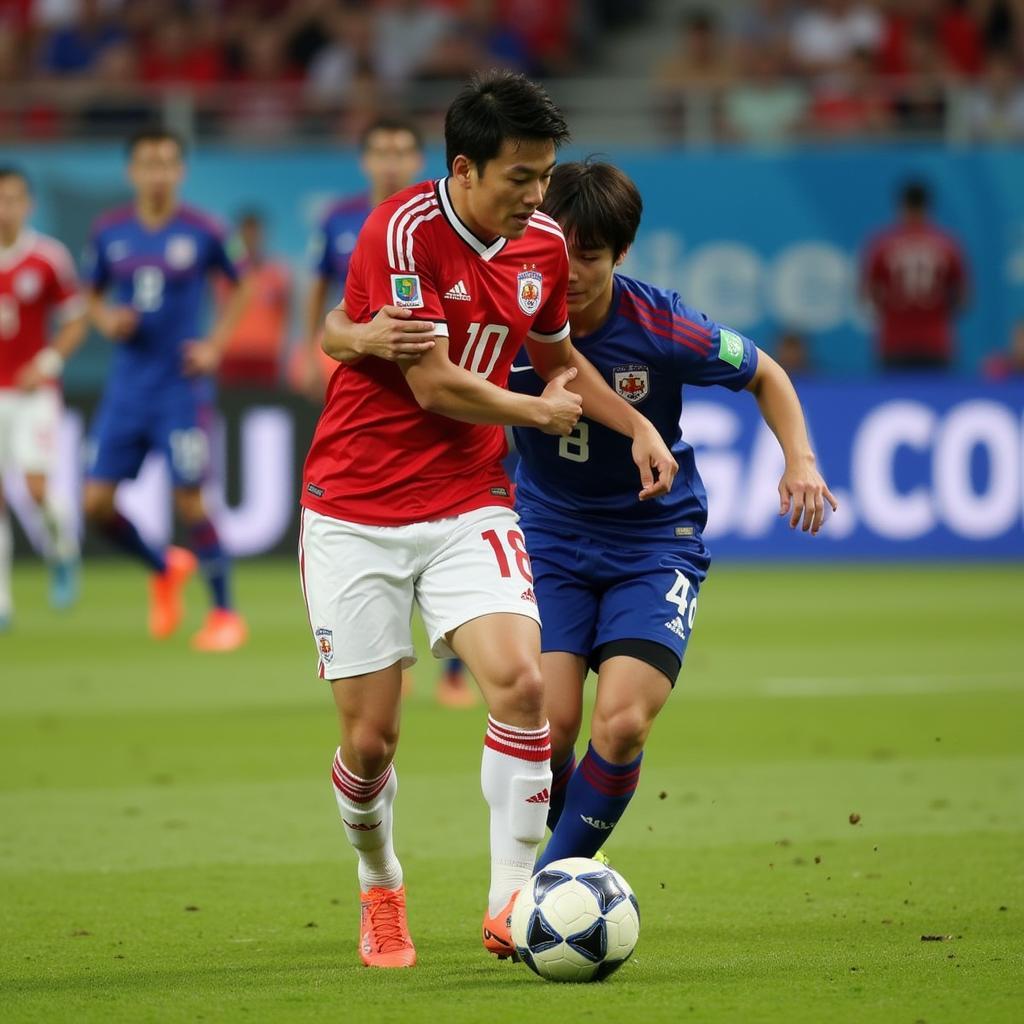 Genki Haraguchi thi đấu cho tuyển quốc gia Nhật Bản