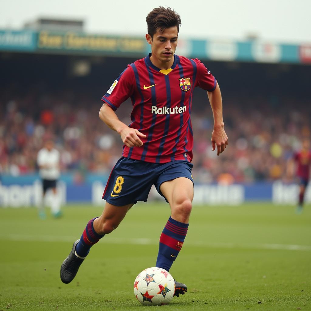 Gerard Gumbau thời trẻ tại La Masia