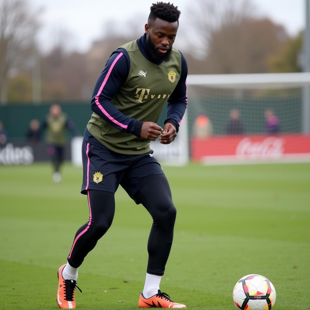 Gideon Baah Tập Luyện