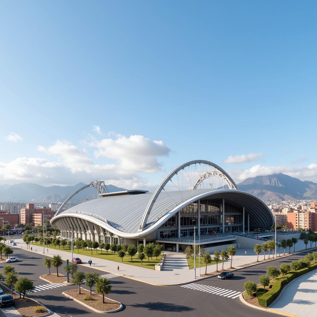 Kiến trúc hiện đại của Gran Canaria Stadium