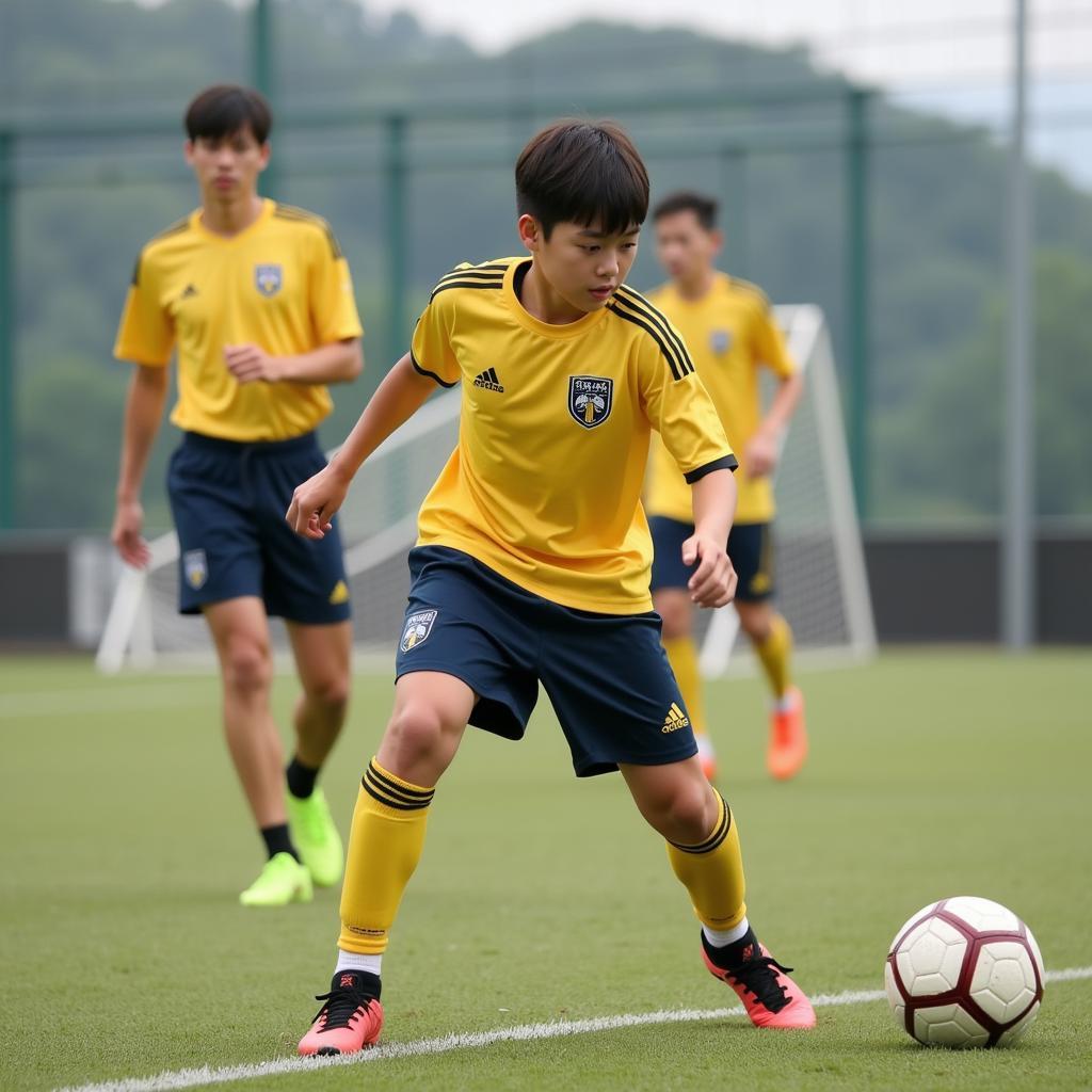 Hwang In-Jae khởi nghiệp tại học viện bóng đá