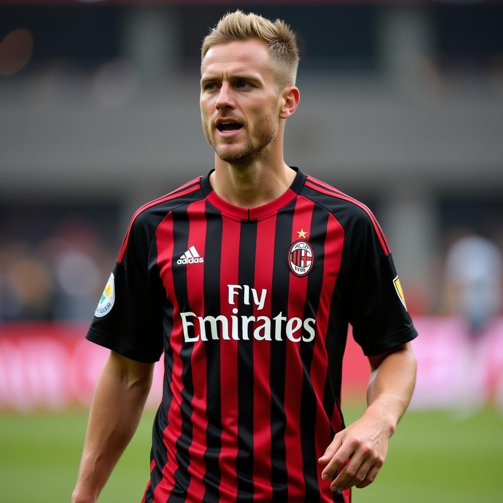 Ignazio Abate trong màu áo AC Milan