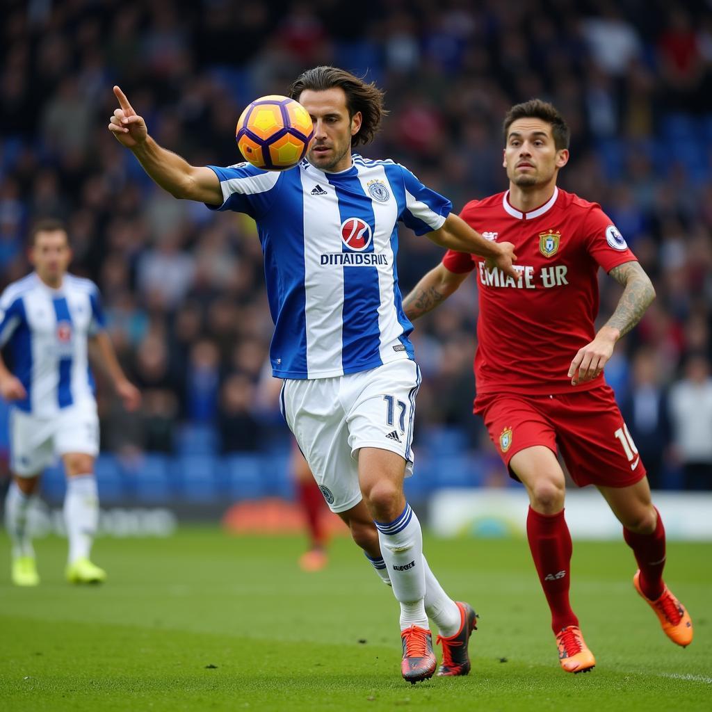 Jack Whatmough thi đấu cho Wigan Athletic