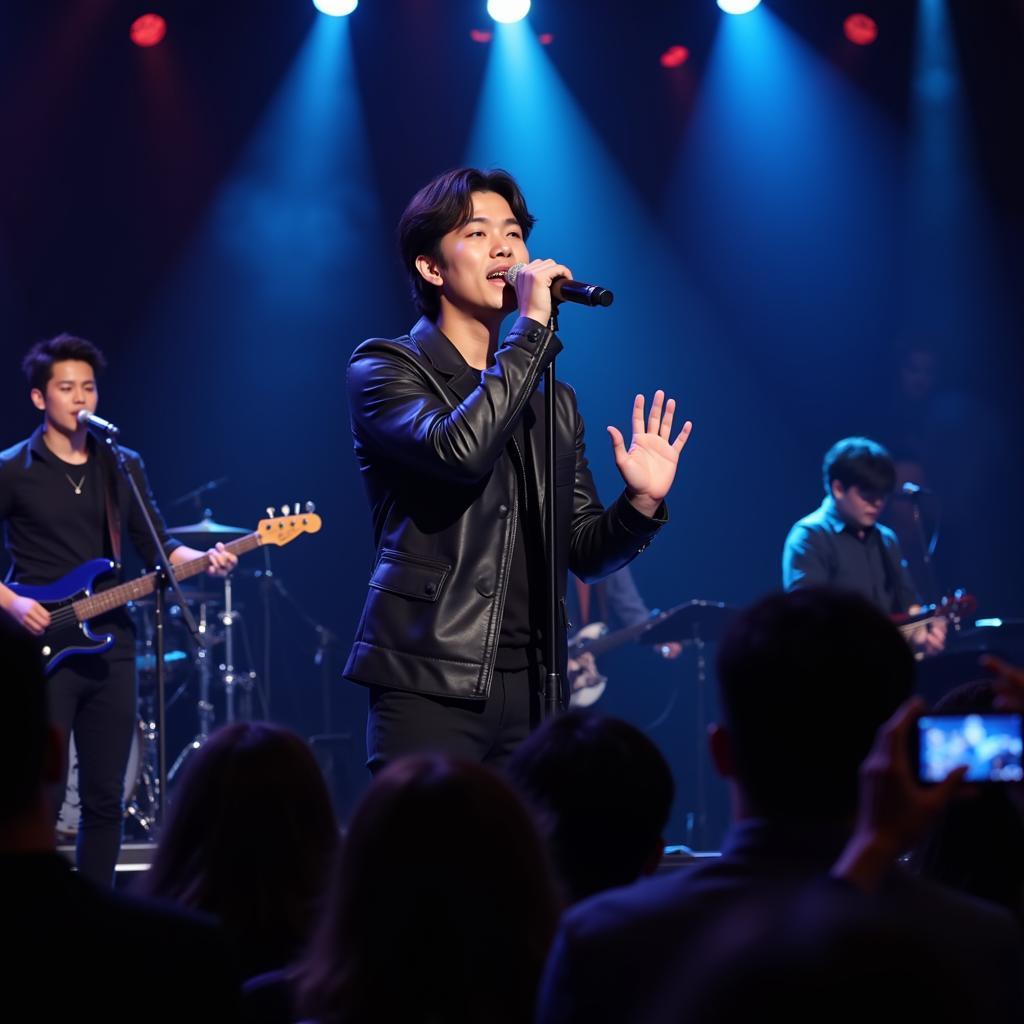 Jae-hyun Park biểu diễn trên sân khấu