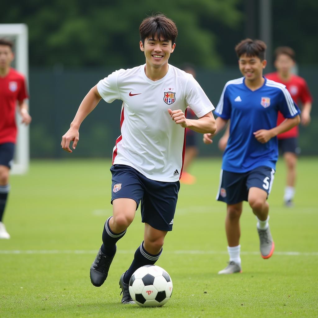 Jae-hyun Park chơi bóng đá