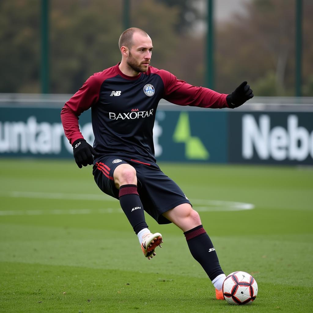Jan Oblak tập luyện