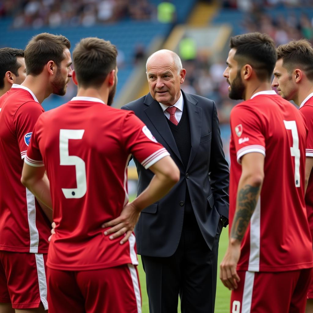 Jaroslav Šilhavý và các cầu thủ đội tuyển Séc