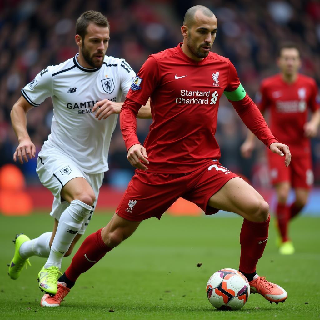 Javier Mascherano trong màu áo Liverpool