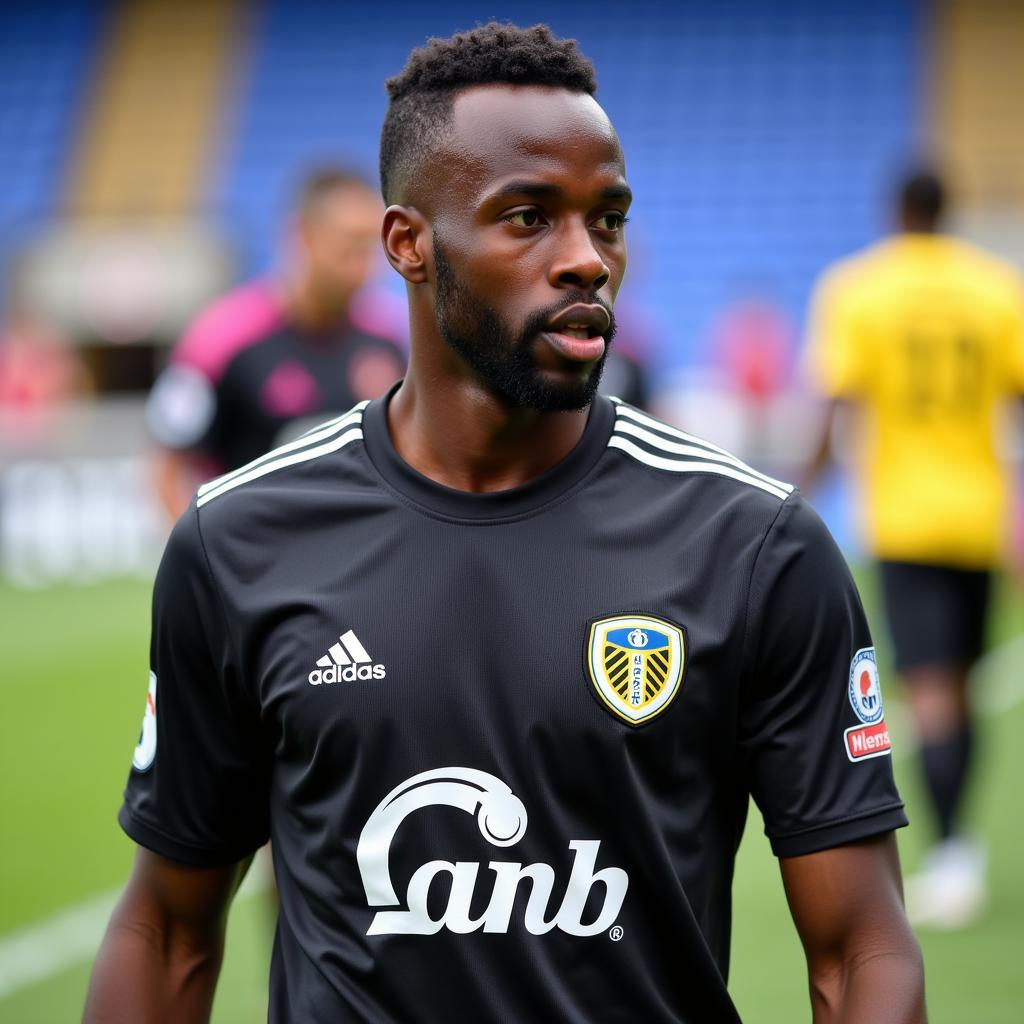 Jean-Kévin Augustin trong màu áo Leeds United