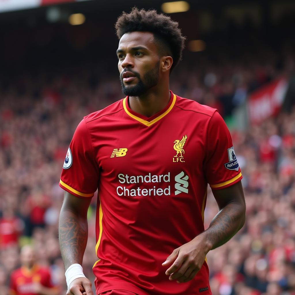 Jerome Sinclair thời còn thi đấu cho Liverpool