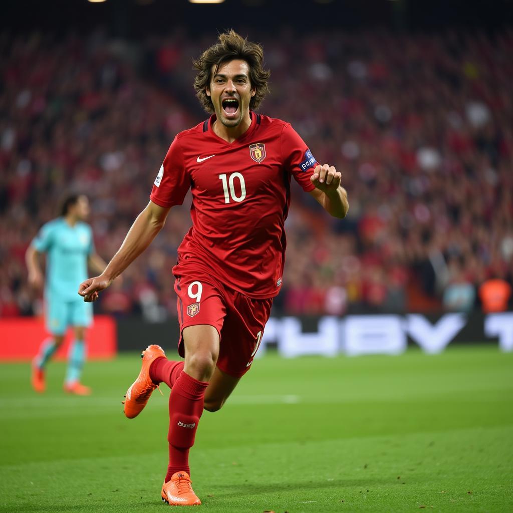 João Félix ăn mừng bàn thắng