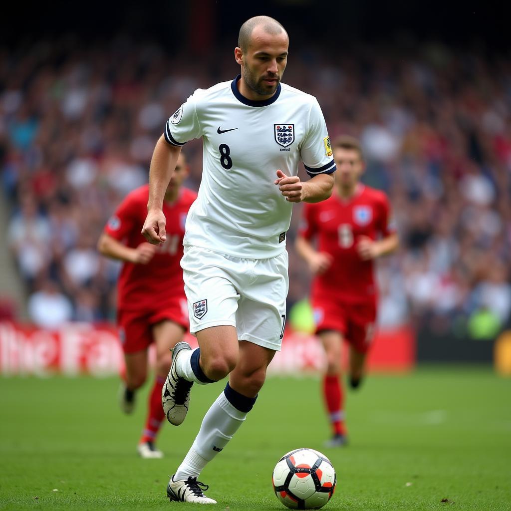 Joe Cole representing England