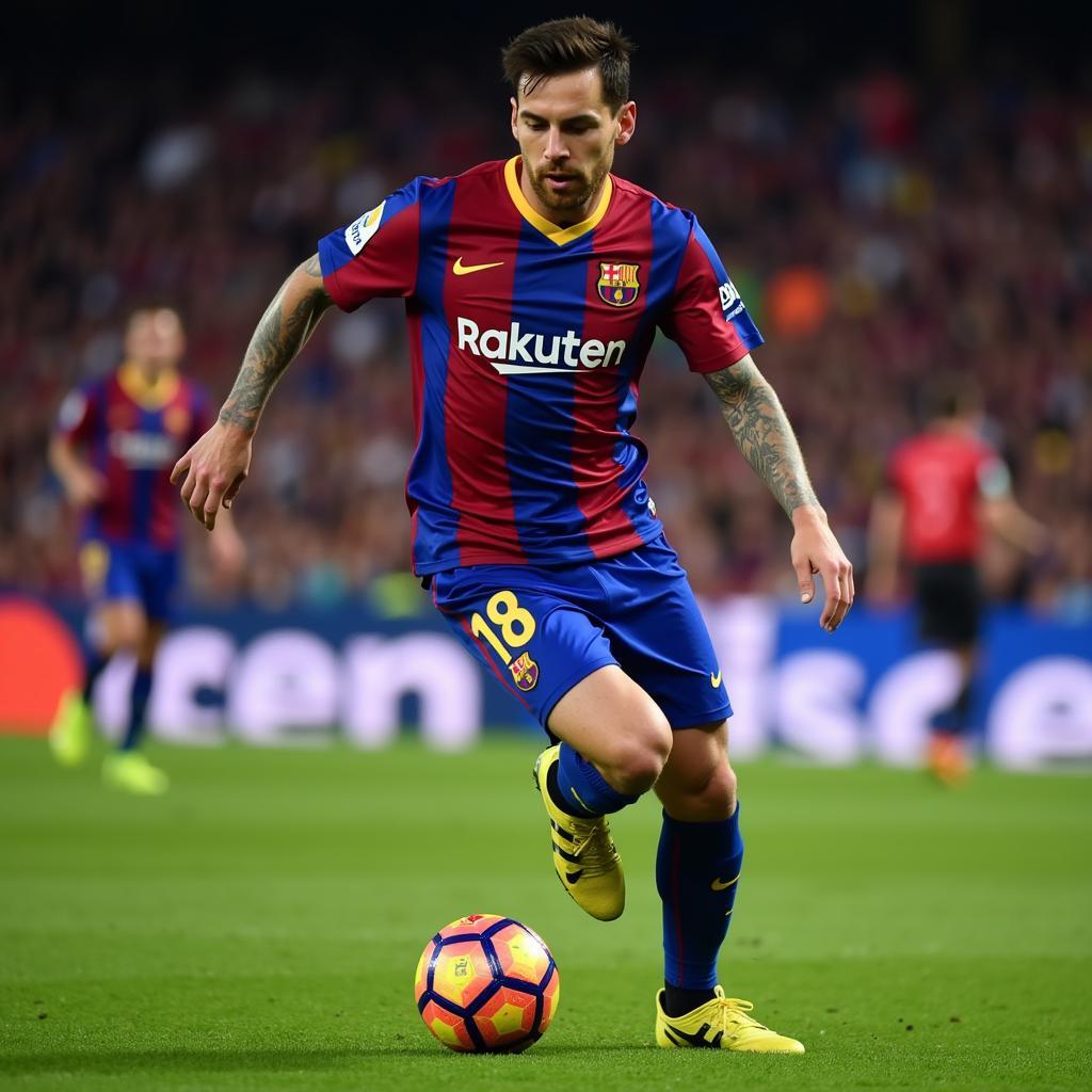 Jordi Alba số 18 tại Barcelona