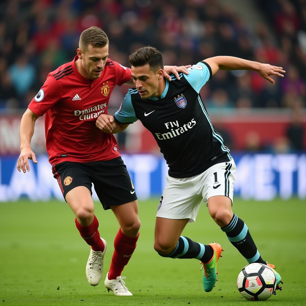 Jordy Delem phòng ngự