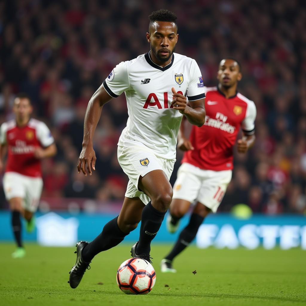 Josh Dacres Cogley thể hiện tốc độ ấn tượng trên sân cỏ