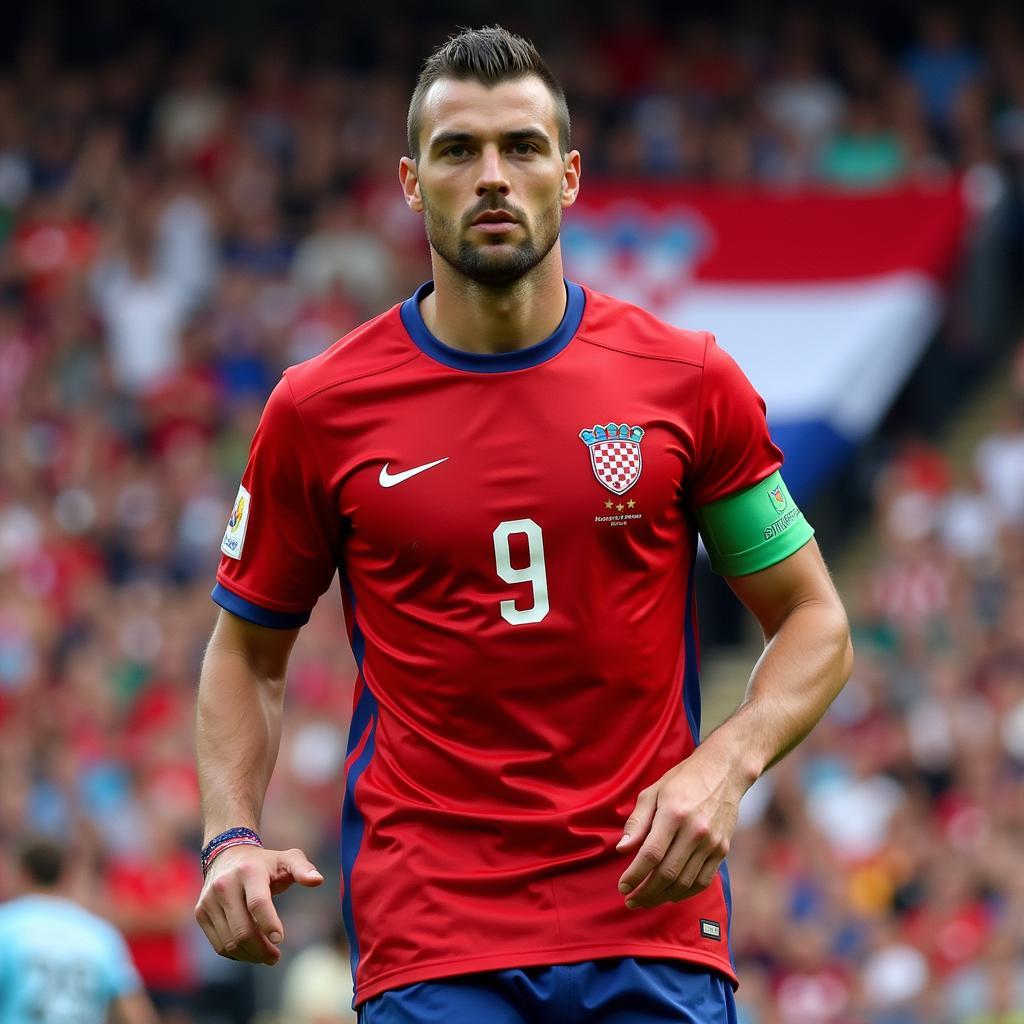 Josip Simunic khoác áo đội tuyển Croatia