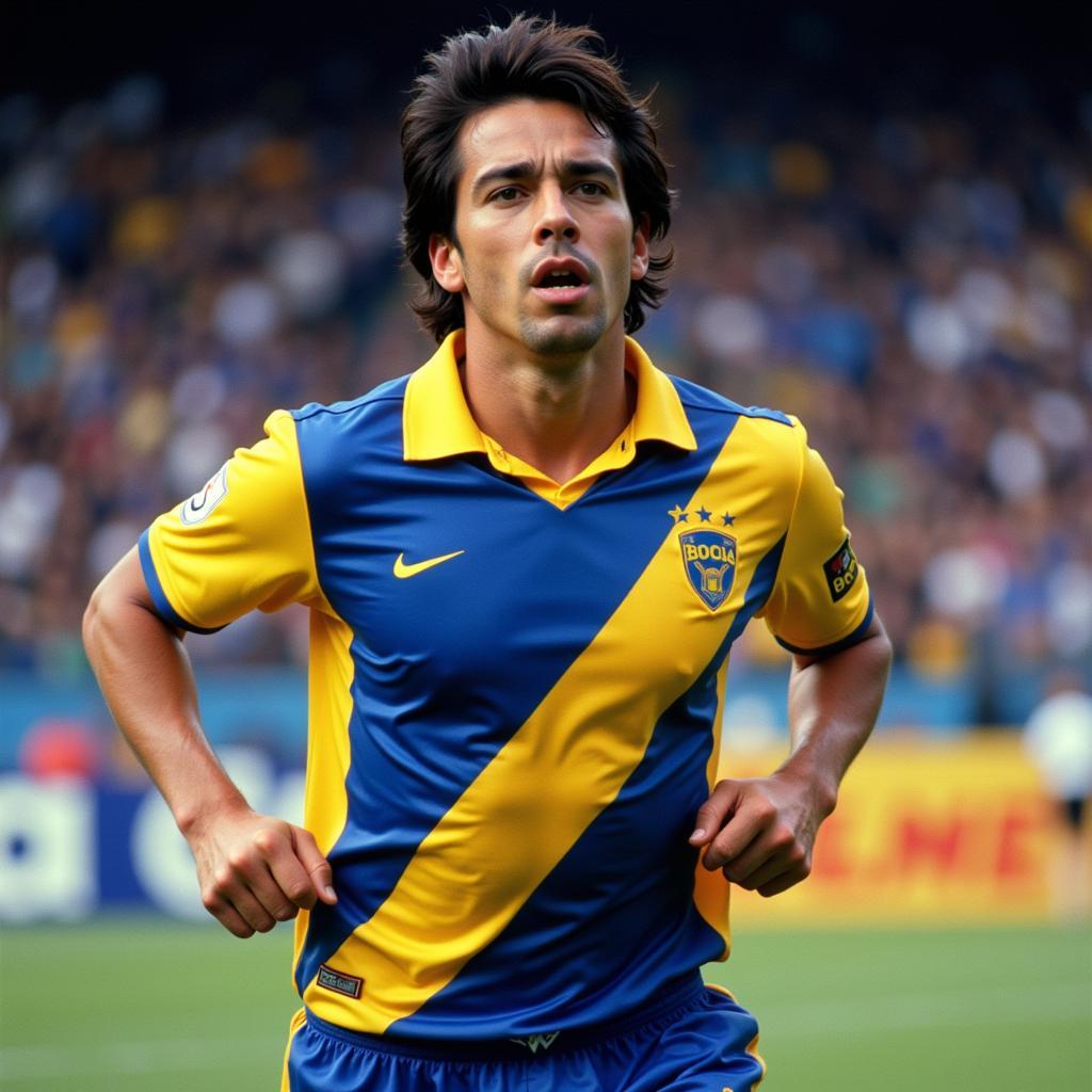 Juan Cruz Komar trong màu áo Boca Juniors